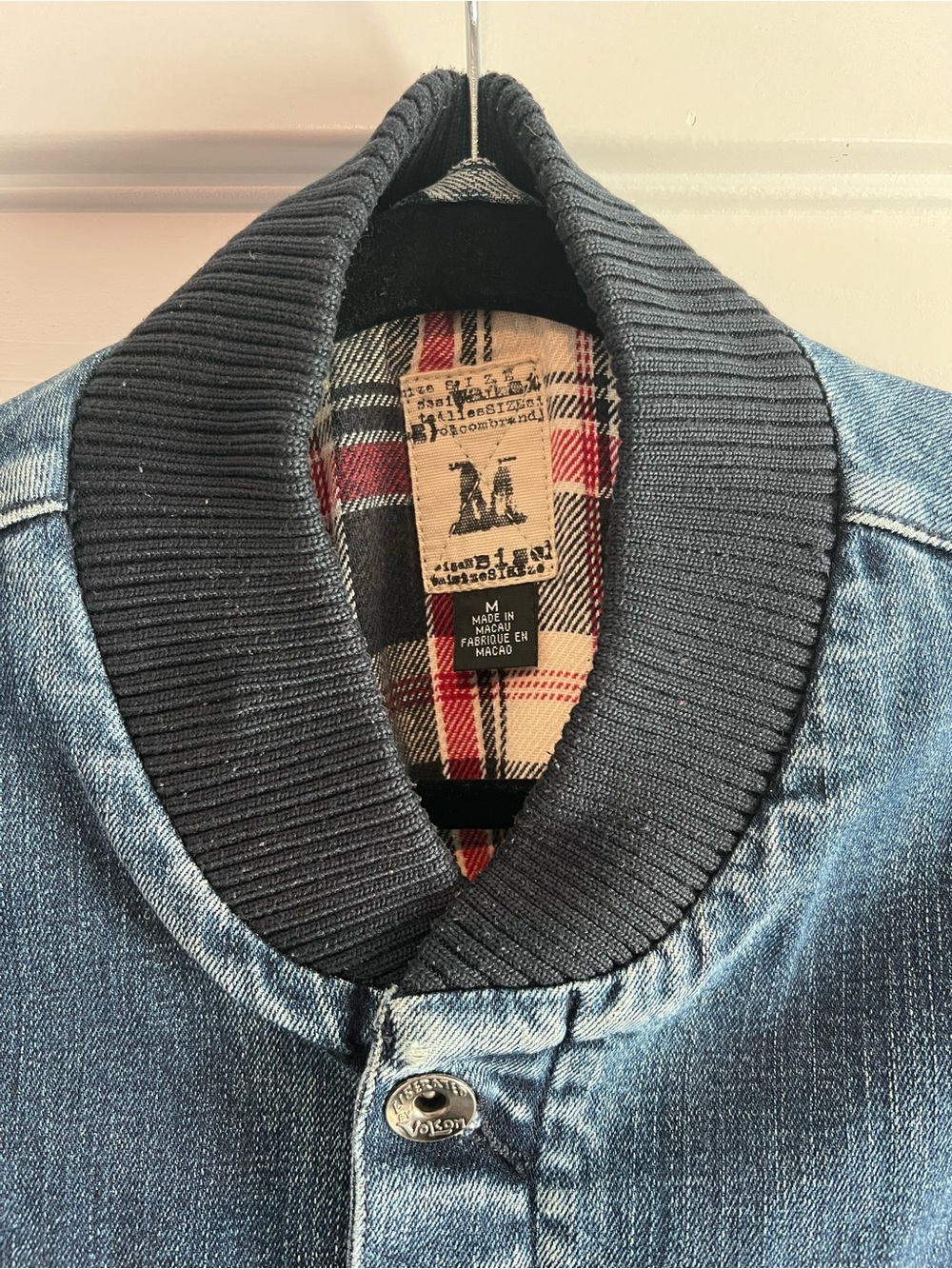 Volcom Liberated - Vintage Denim Padded Plaid Jacket - Picture 5 of 11